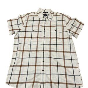 Carhartt 105701-B44 Rugged Flex Plaid Relaxed Fit Short Sleeve Shirt Men's XLT
